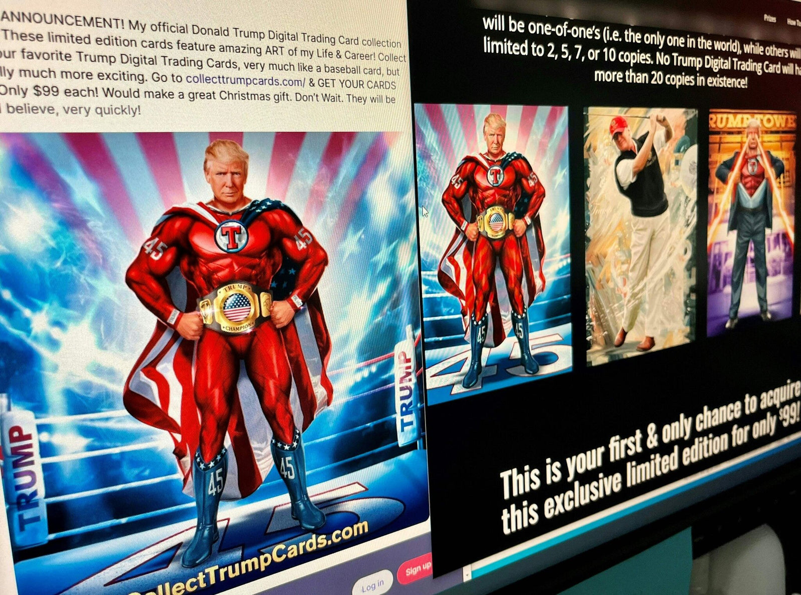 Are People Buying Trump Trading Cards?