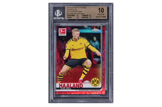 Graded Bundesliga rookie card of an iconic Borussia Dortmund player in yellow jersey