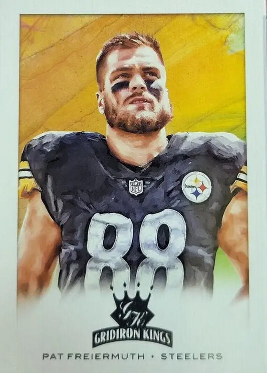 NFL trading card of Pittsburgh Steelers player in jersey number 88 from Gridiron Treasures.