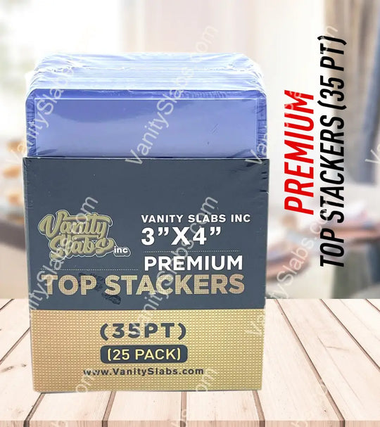 Premium Top Stackers (w/ Film) 35pt Card Loaders (25 Pack)