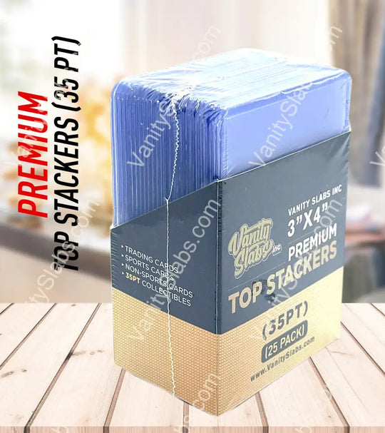 Premium Top Stackers (w/ Film) 35pt Card Loaders (25 Pack)