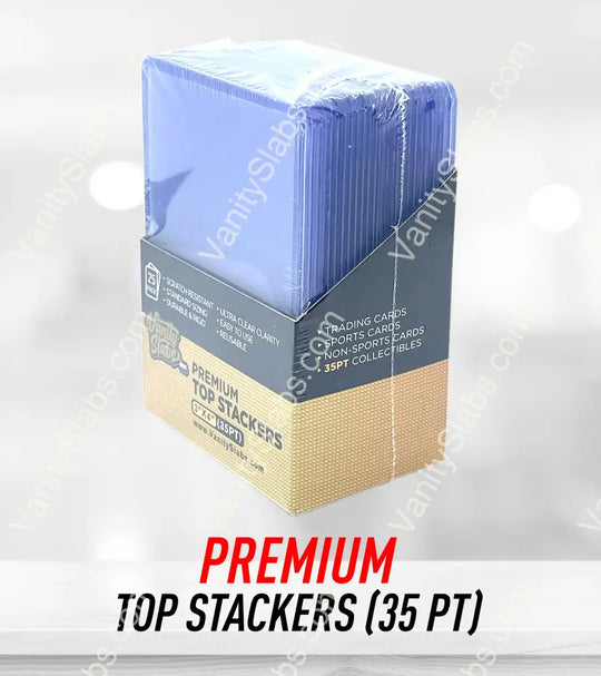 Premium Top Stackers (w/ Film) 35pt Card Loaders (25 Pack)