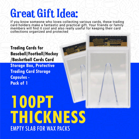 Protect Your Valuable Trading Cards with 100pt Vanity Slabs