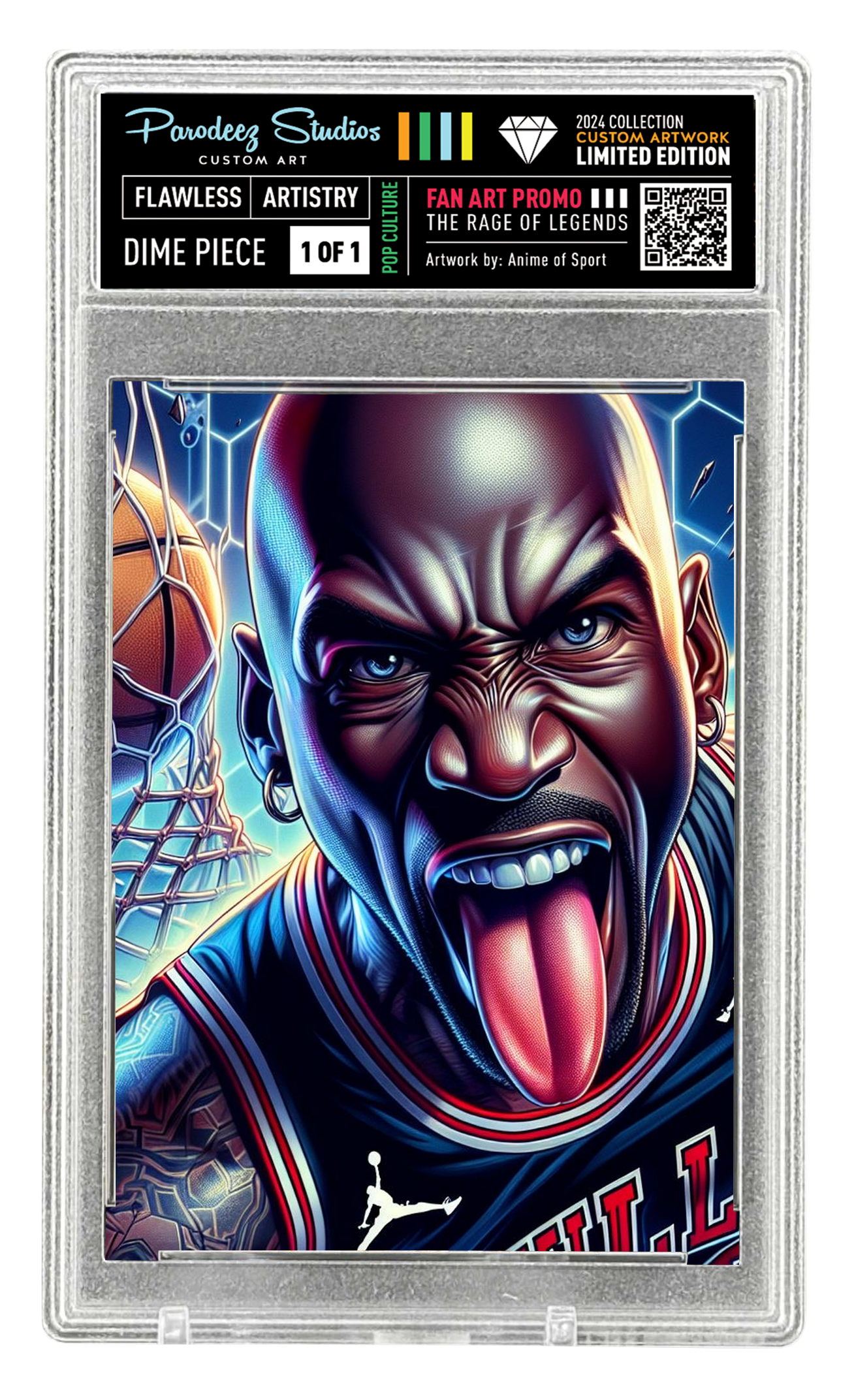 2025 Rage Of Legends Collection - Fan Art One By Chris Ghost Custom Card Number 100