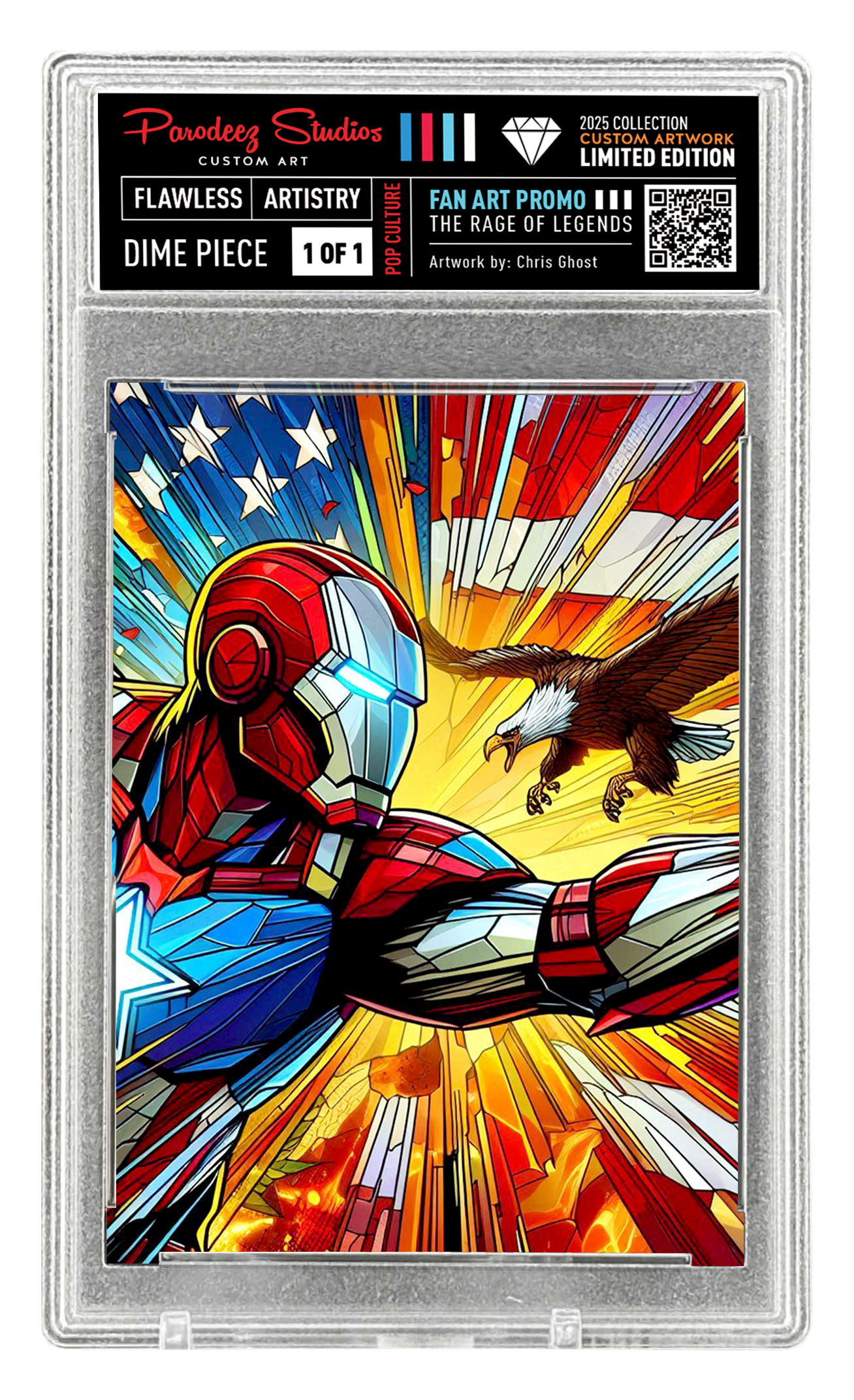 2025 Rage Of Legends Collection - Fan Art One By Chris Ghost Custom Card Number N144