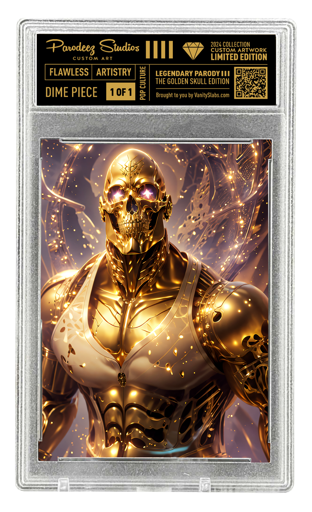 2024 Golden Skull Collection - The Rock - One of One - Custom Card Number 15