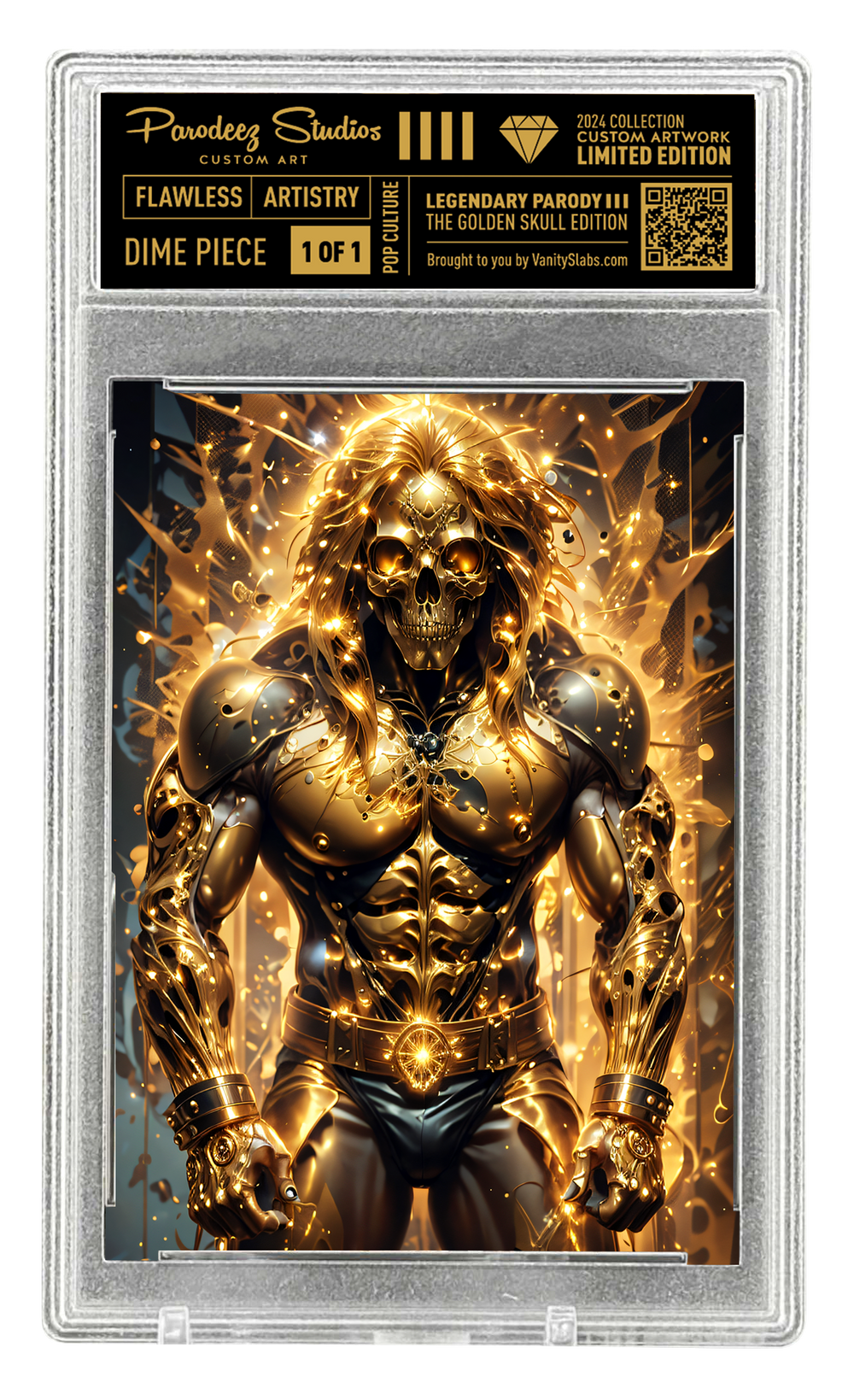 2024 Golden Skull Collection - The Ultimate Warrior - One of One - Custom Card Number 17