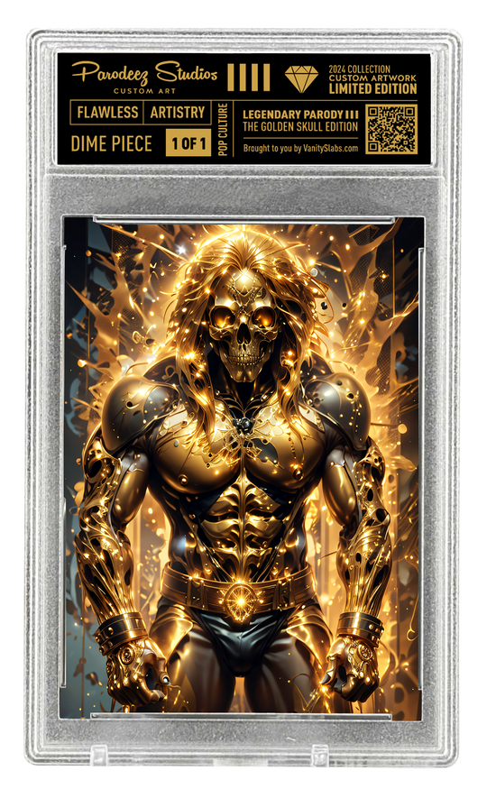 2024 Golden Skull Collection - The Ultimate Warrior - One of One - Custom Card Number 17