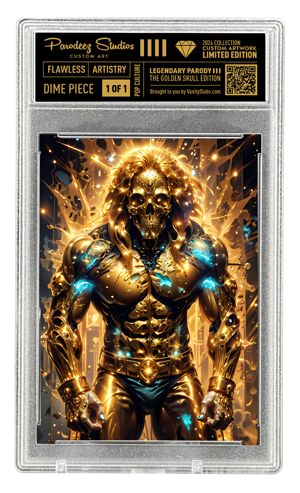 2024 Golden Skull Collection - The Ultimate Warrior 2- One of One - Custom Card Number 18