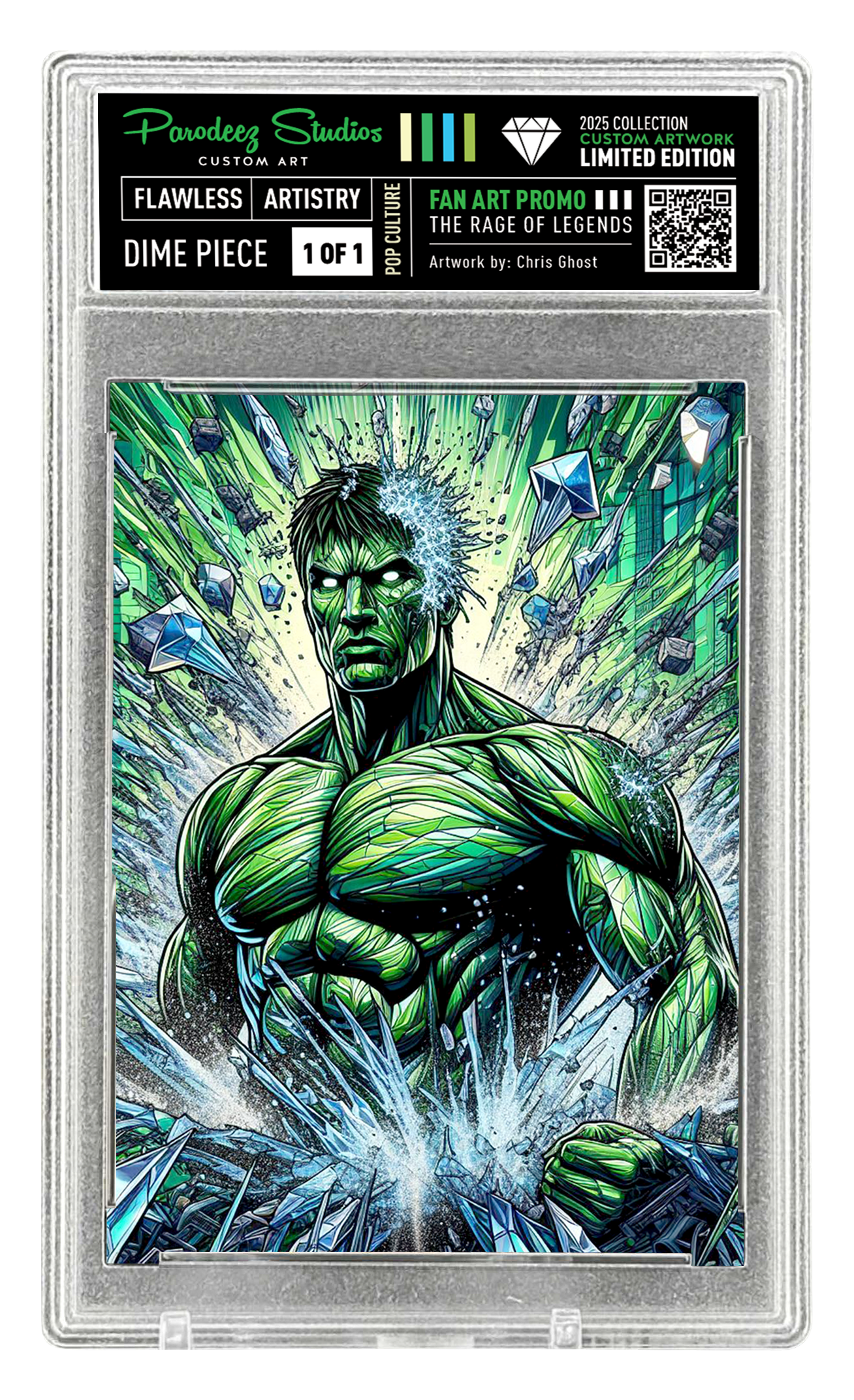 2025 Rage Of Legends Collection - Fan Art One By Chris Ghost Custom Card Number M194