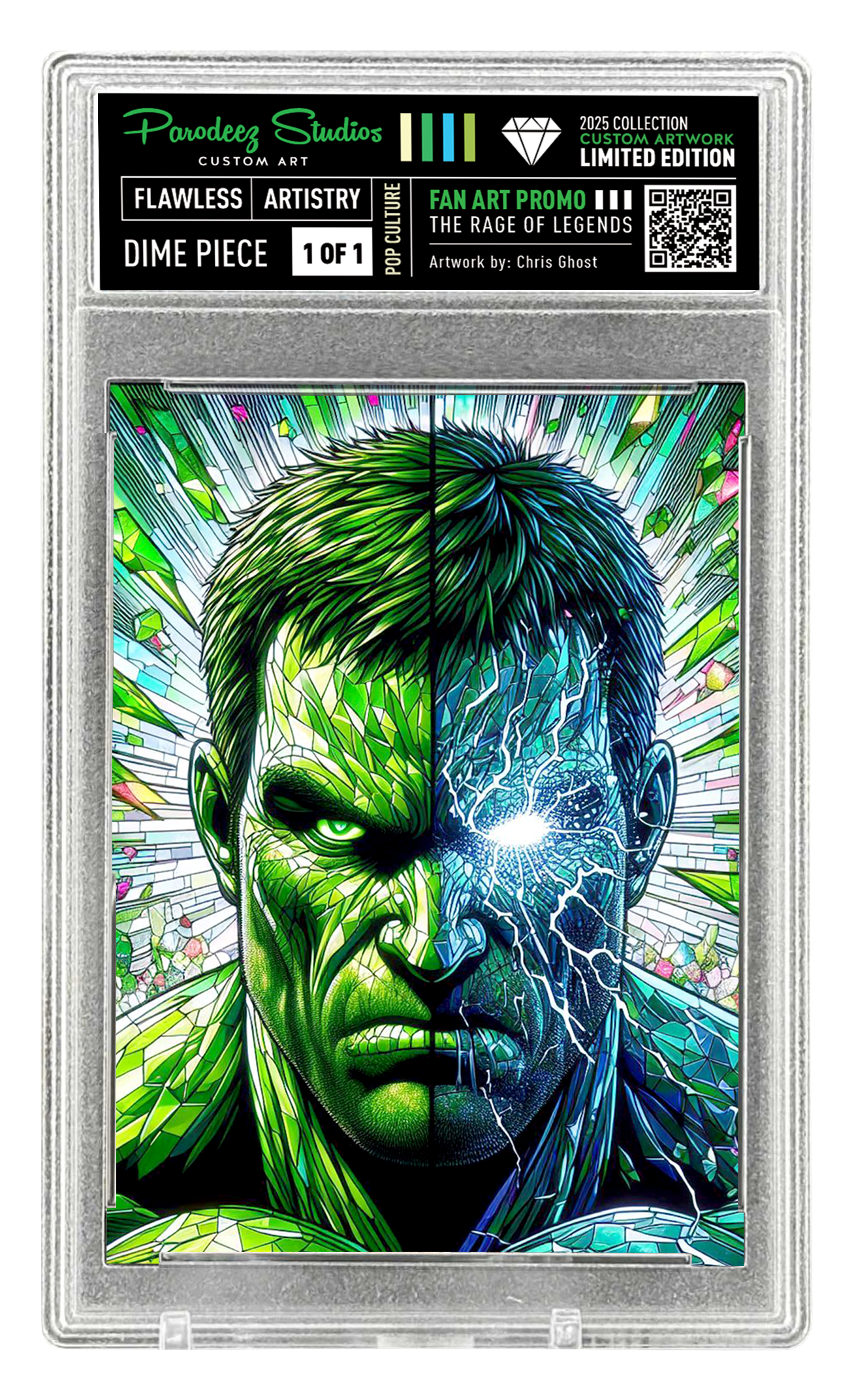 2025 Rage Of Legends Collection - Fan Art One By Chris Ghost Custom Card Number M202