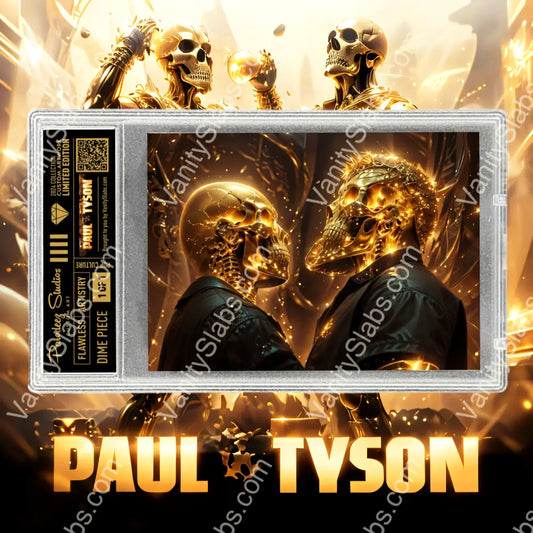 2024 Golden Skull Collection - Paul Vs Tyson (One Of One) True 1/1 No Parallels Collectible Trading