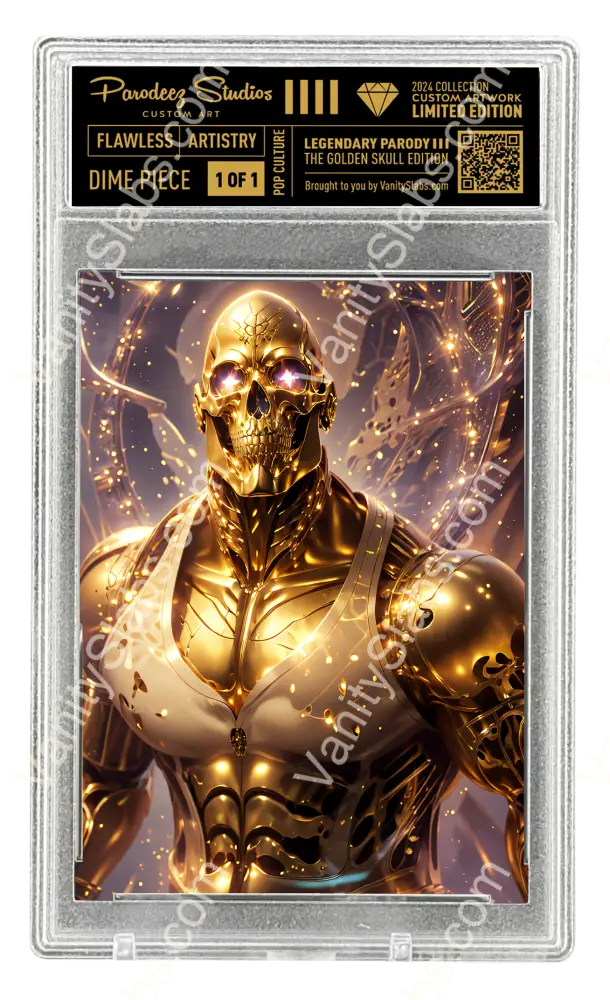 2024 Golden Skull Collection - The Rock One Of Custom Card Number 15