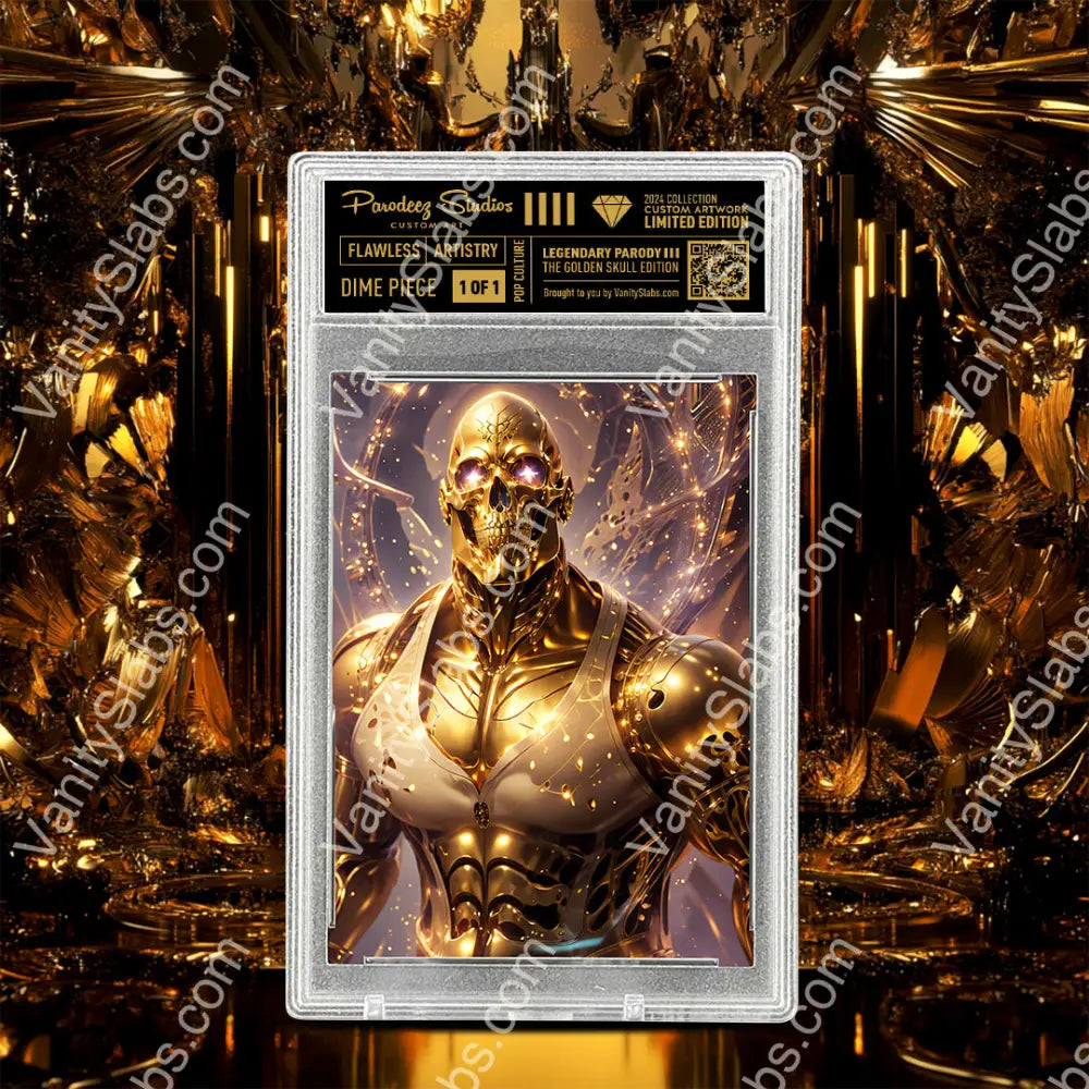 2024 Golden Skull Collection - The Rock One Of Custom Card Number 15