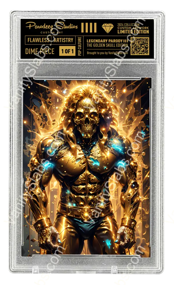 2024 Golden Skull Collection - The Ultimate Warrior 2- One Of Custom Card Number 18