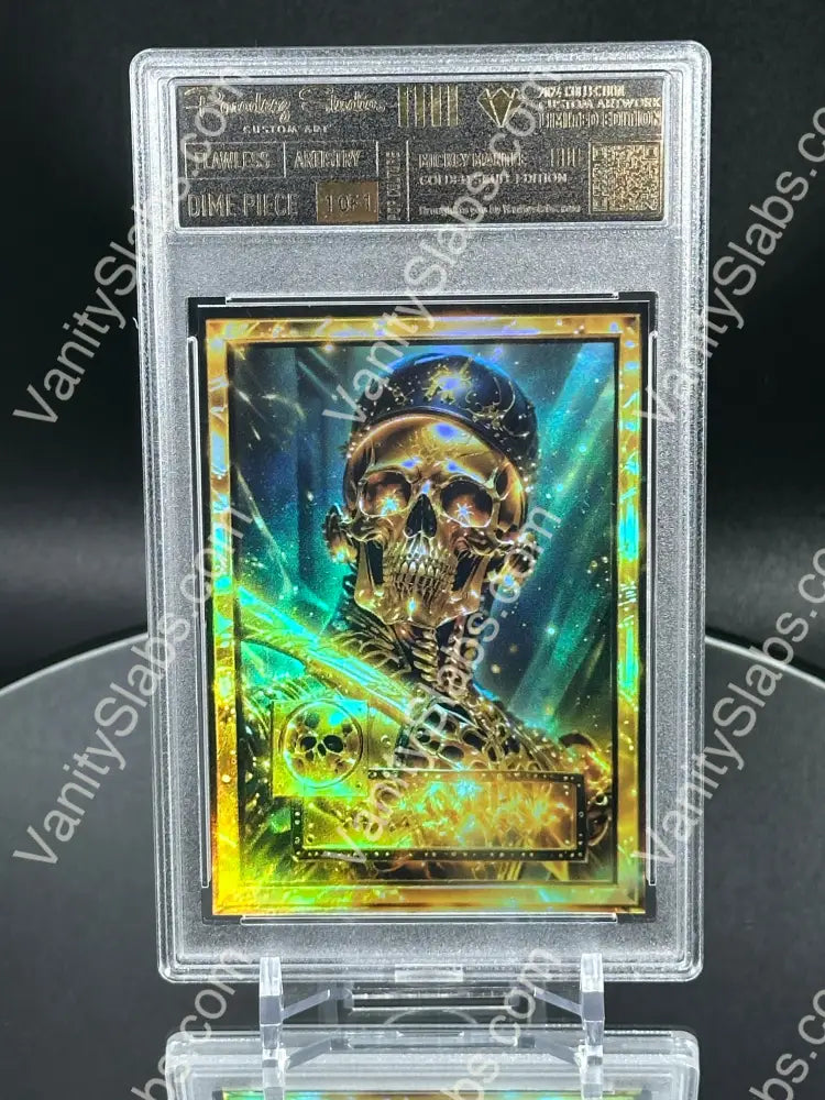 2024 Golden Skull Edition - 52 Mantle (True One Of) Custom Fan Art Card