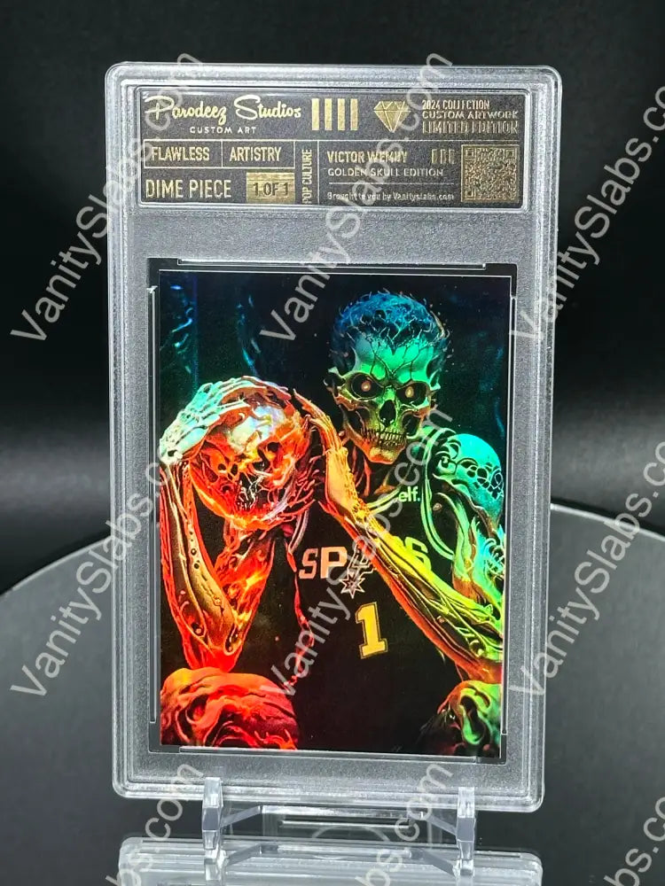 2024 Golden Skull Edition - Wemby (True One Of) Custom Fan Art Card