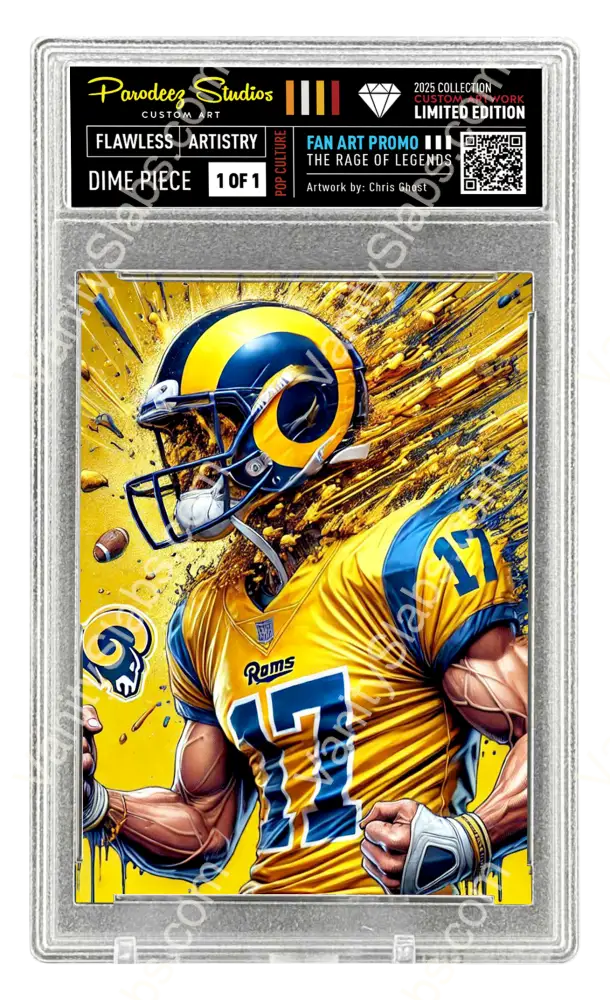 2025 Rage Of Legends Collection - Fan Art One By Chris Ghost Custom Card Number H385