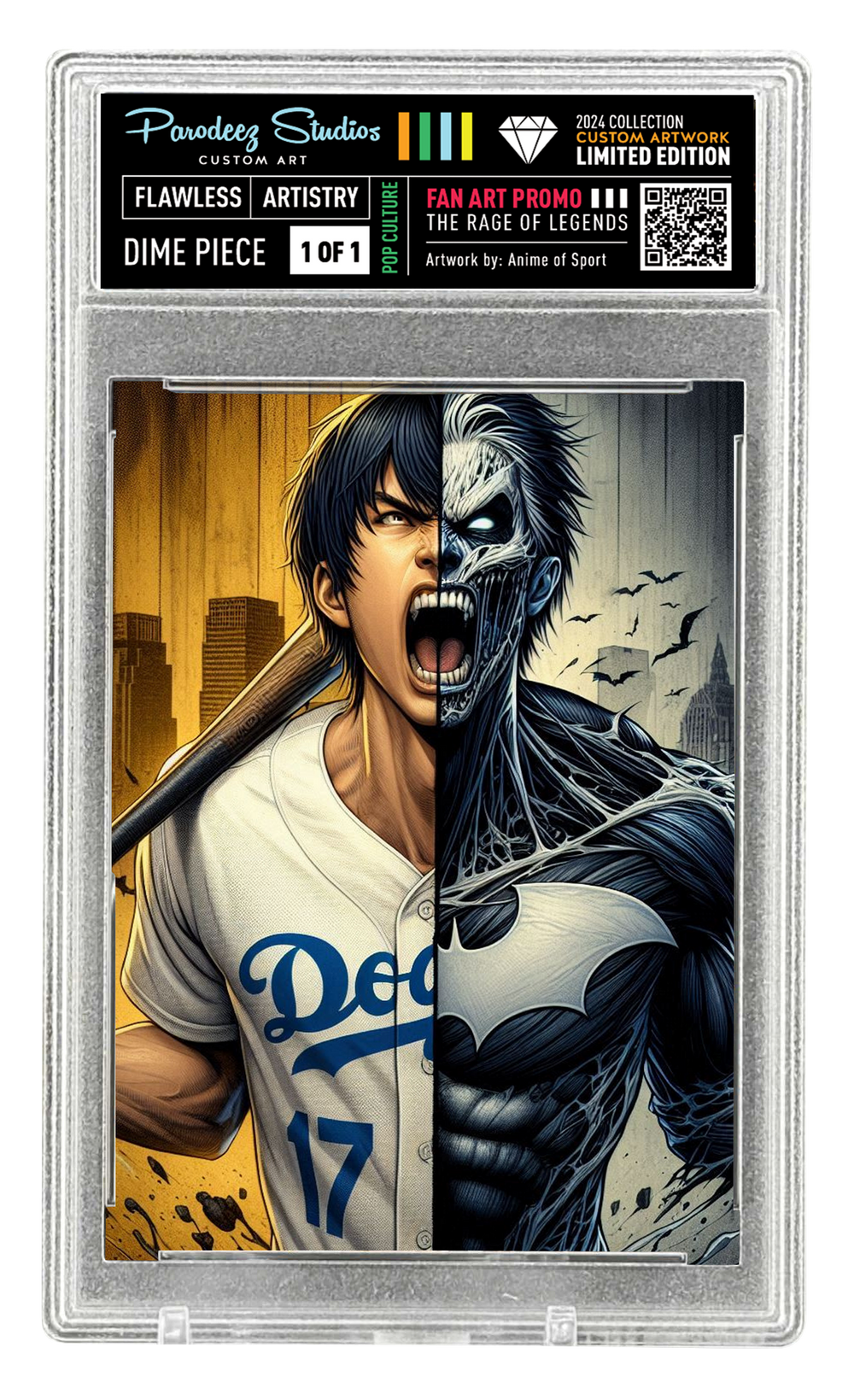 2025 Rage of Legends Collection - Fan Art - One of One by Chris Ghost - Custom Card Number 25