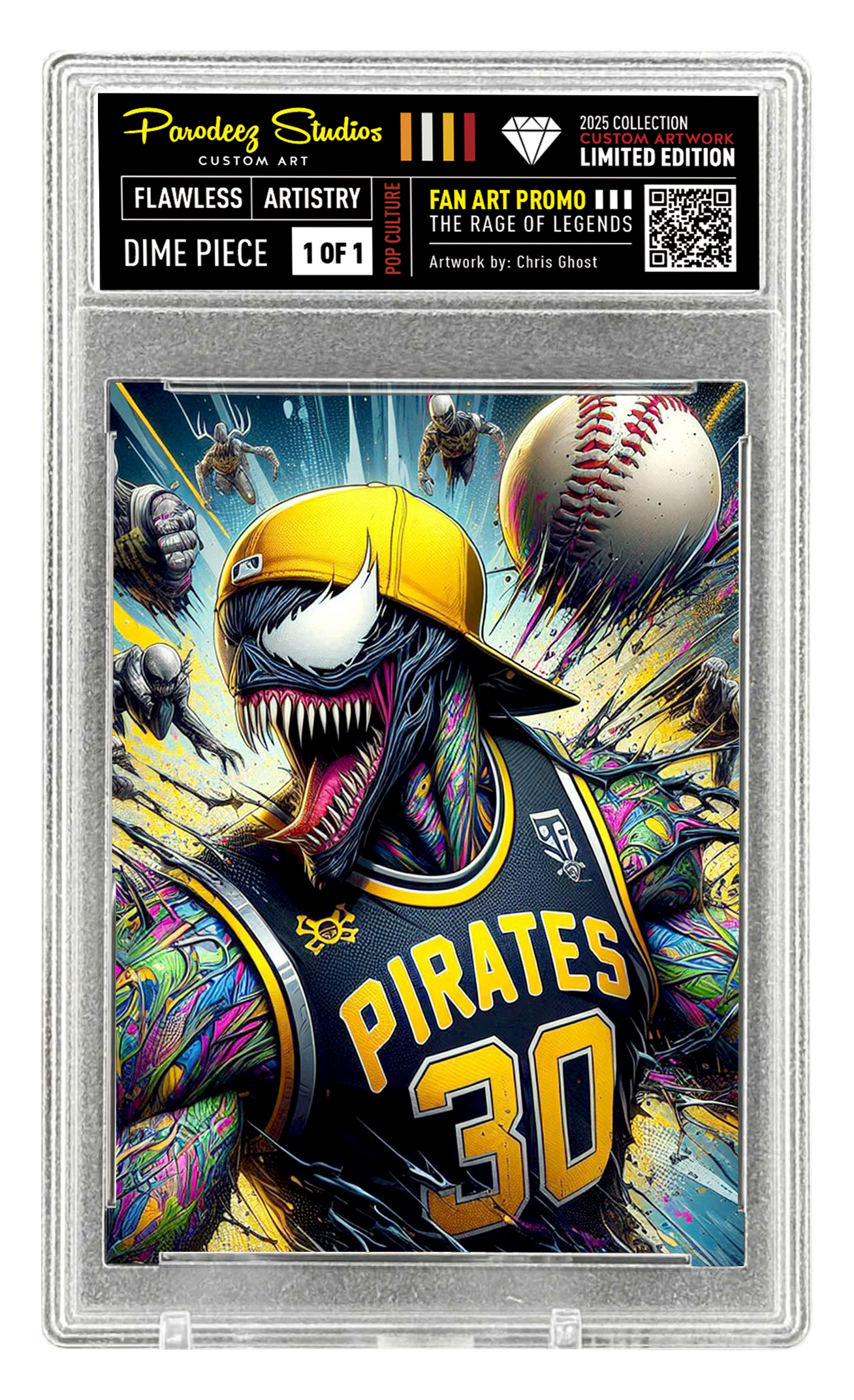 2025 Rage Of Legends Collection - Fan Art One By Chris Ghost Custom Card Number 0343