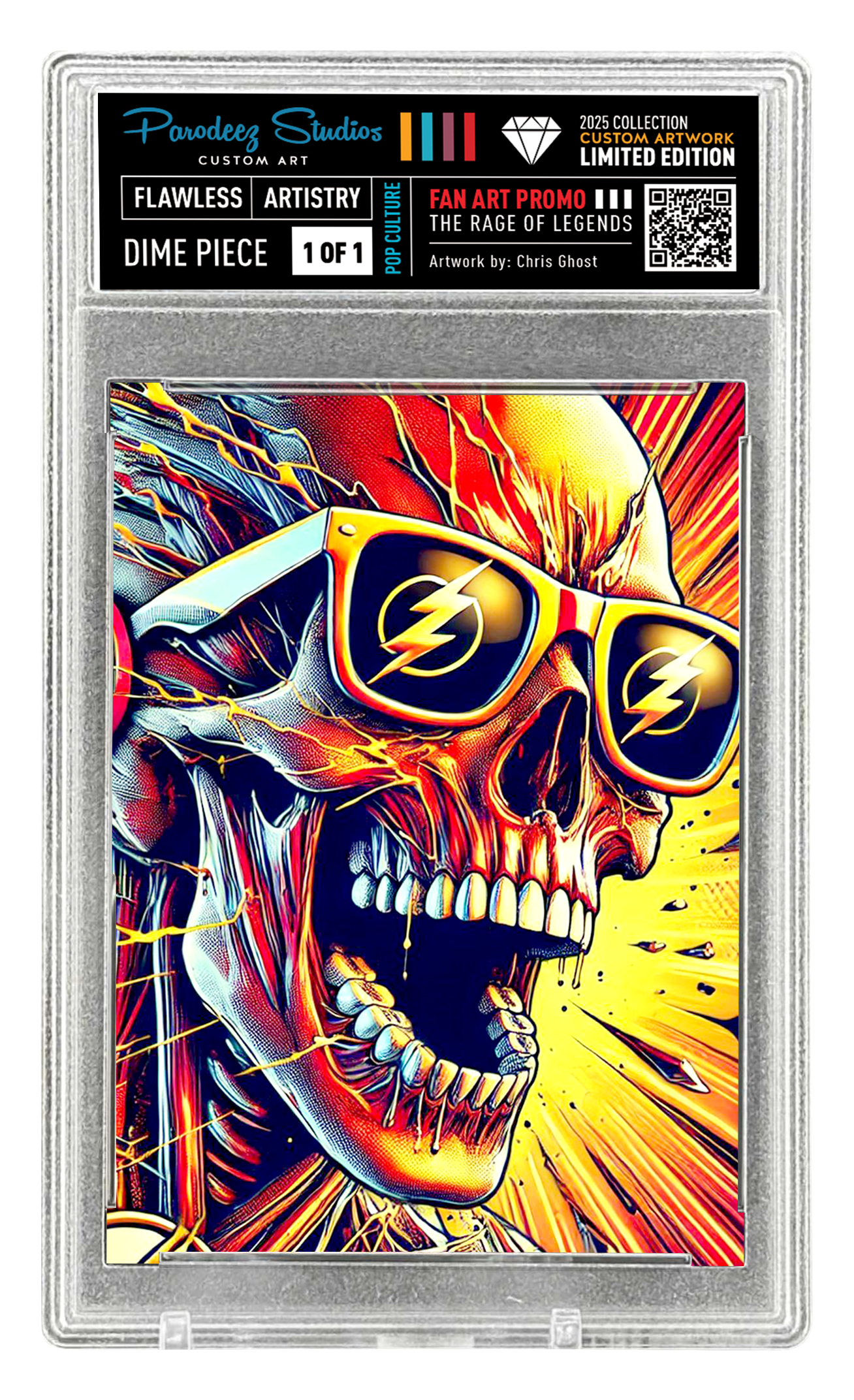 2025 Rage Of Legends Collection - Fan Art One By Chris Ghost Custom Card Number C68