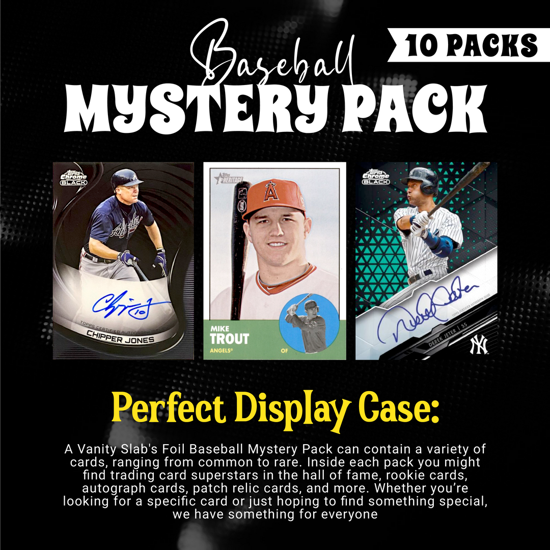 Baseball Mystery 10 Ultimate Elite Packs (Loaded with Goodies) Great Party Favors