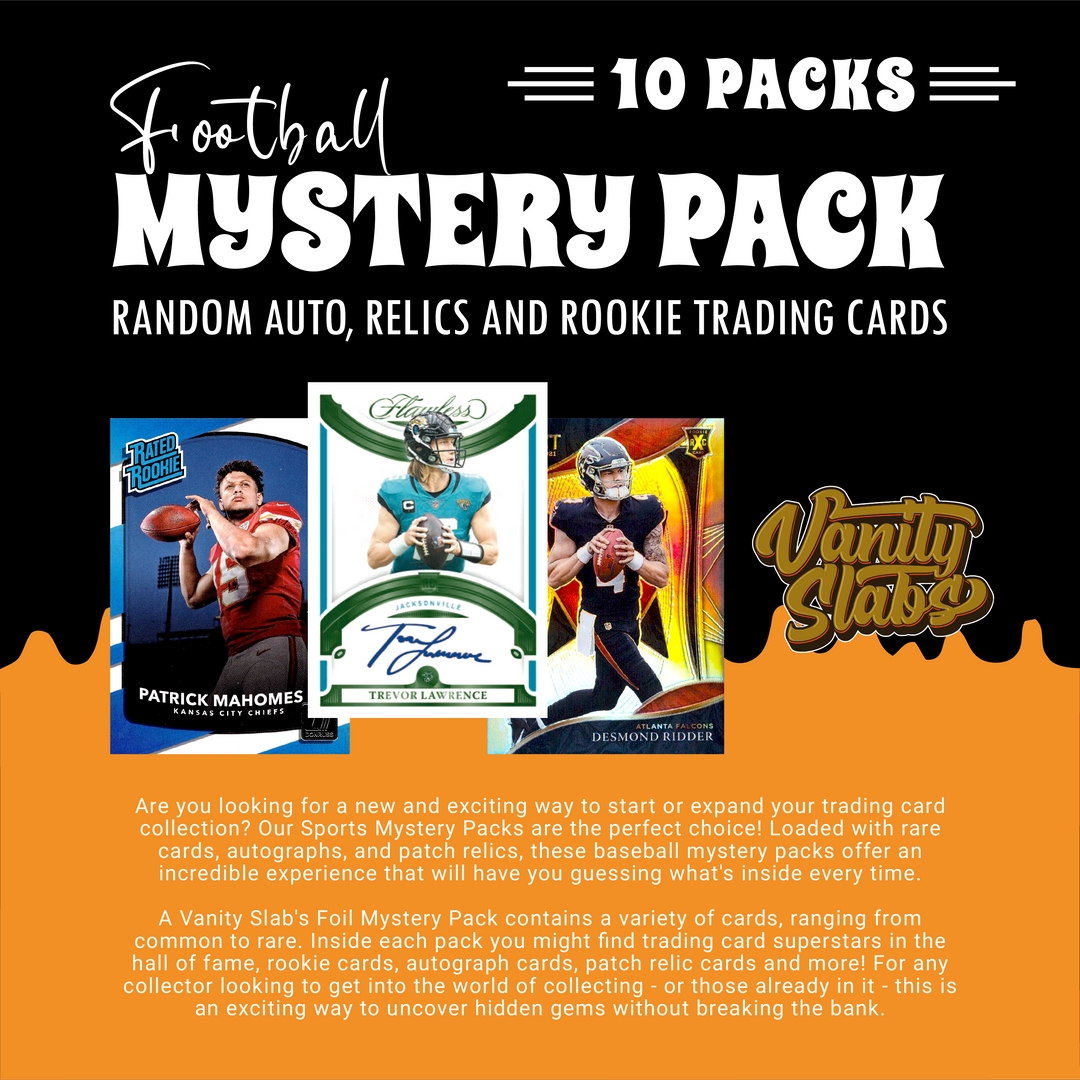 Football Mystery 10 Ultimate Elite Packs (Loaded with Goodies) Great Party Favors