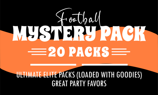 Football Mystery 20 Ultimate Elite Packs (Loaded with Goodies) Great Party Favors