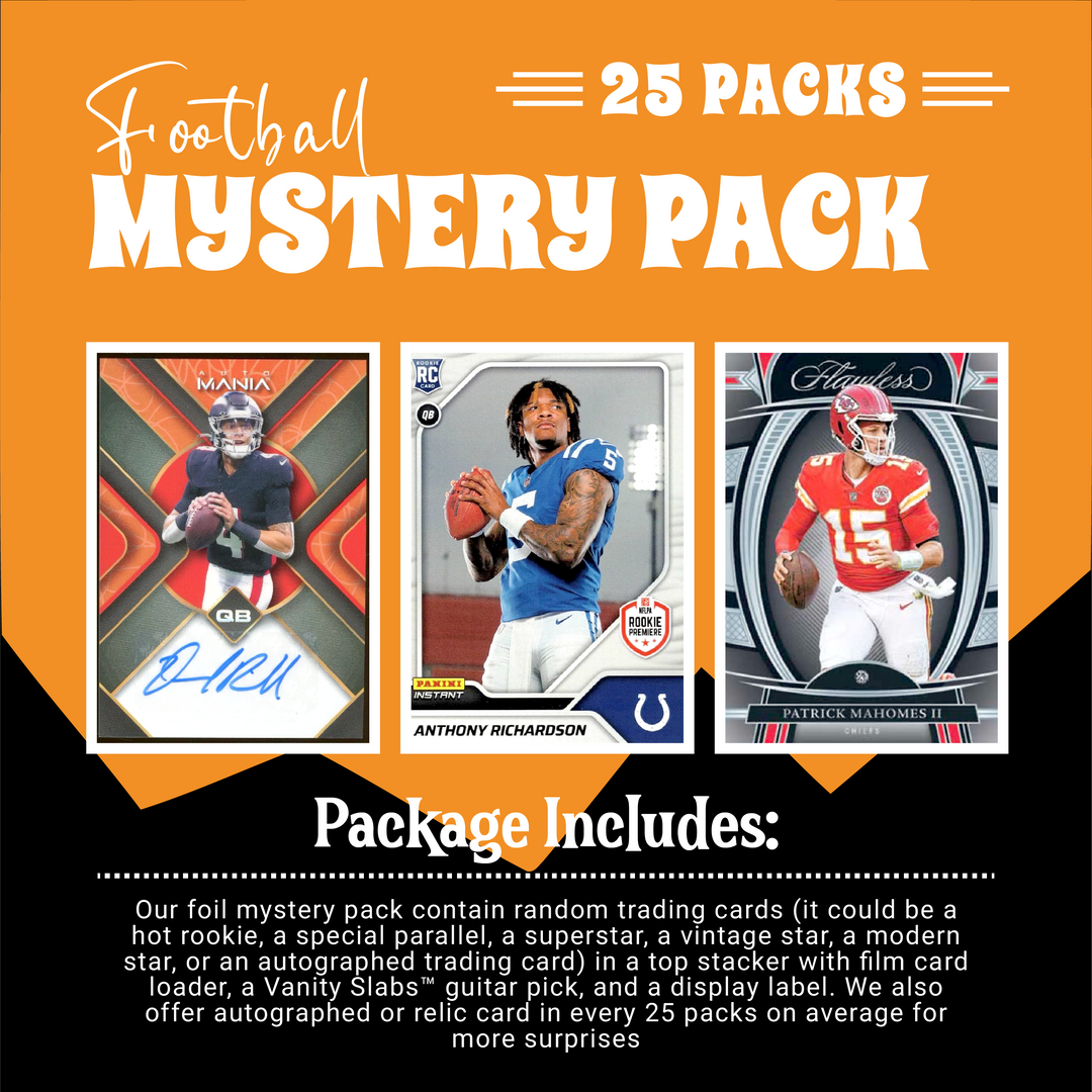 Football Mystery 25 Ultimate Elite Packs (Loaded with Goodies) Great Party Favors