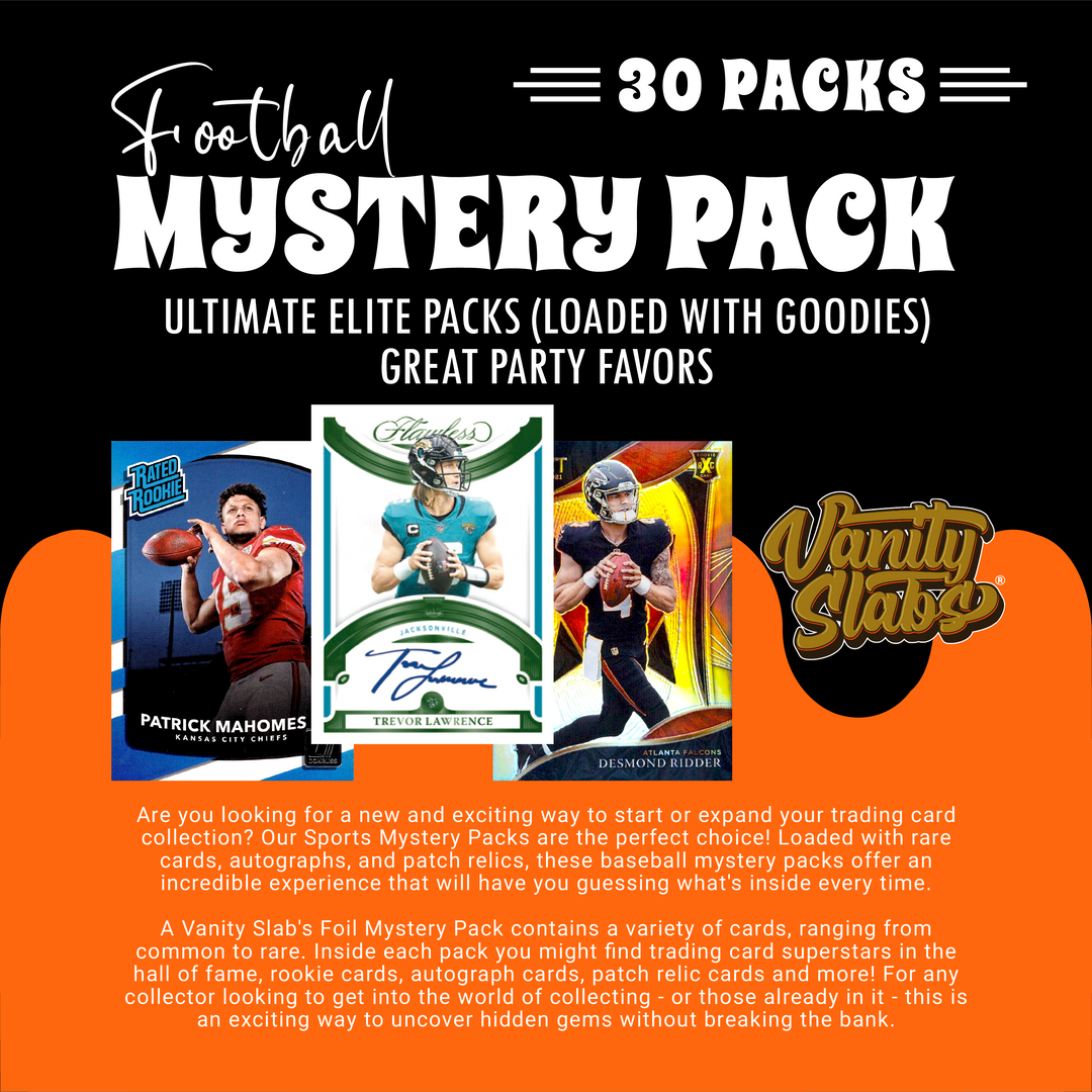 Football Mystery 30 Ultimate Elite Packs (Loaded with Goodies) Great Party Favors