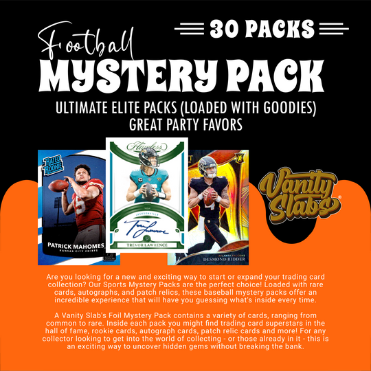 Football Mystery 30 Ultimate Elite Packs (Loaded with Goodies) Great Party Favors