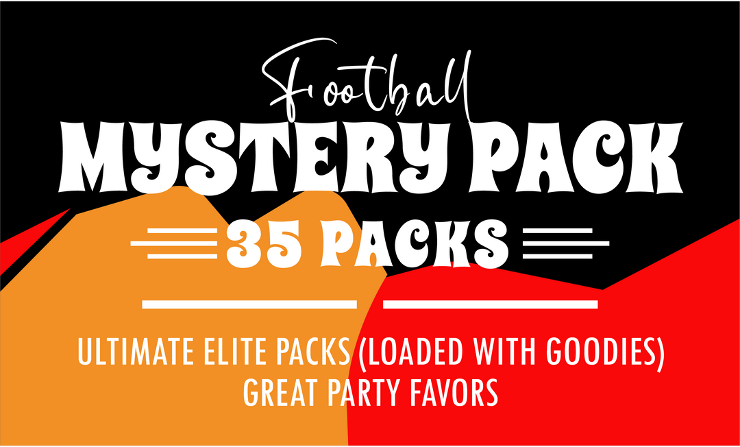 Football Mystery 35 Ultimate Elite Packs (Loaded with Goodies) Great Party Favors