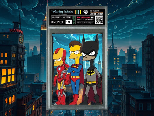 2025 Rage Of Legends Collection - The Simpson’s Super Hero Crossover Custom Fan Art Card (One