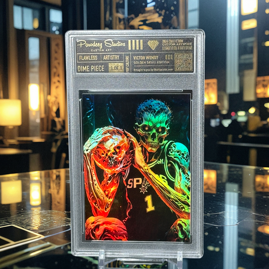 2024 Golden Skull Edition - Wemby (True One Of) Custom Fan Art Card