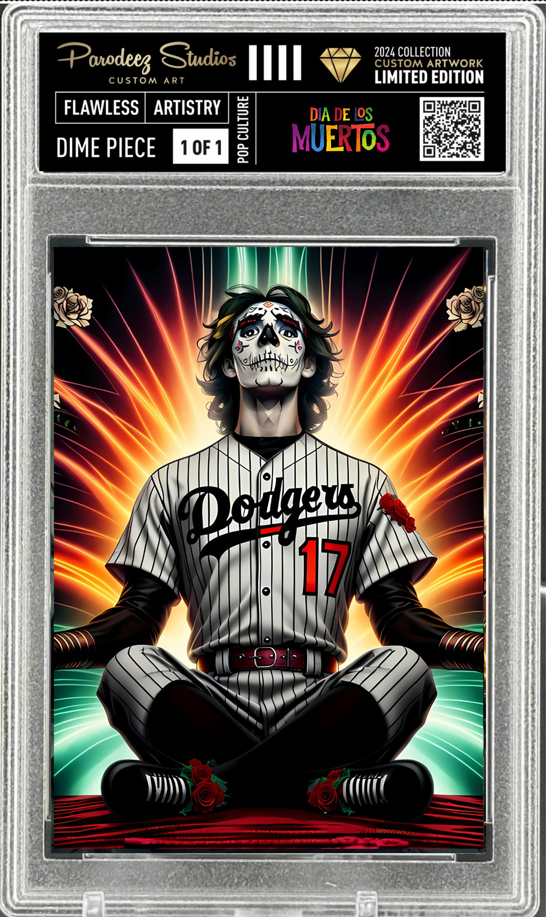 2024 Dia De Los Muertos - Shohei ( TRUE One of One ) Custom Fan Art