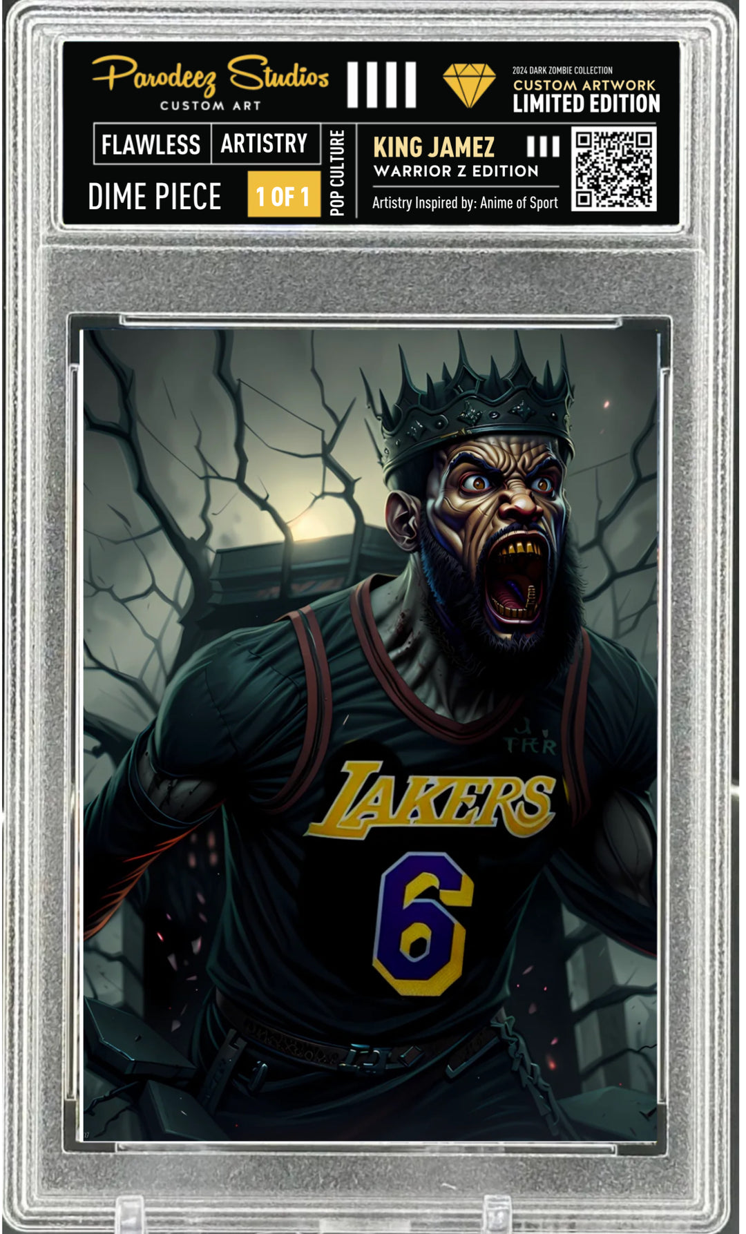 2024 Dark Zombie Edition - KING Z ( TRUE One of One ) Custom Fan Art