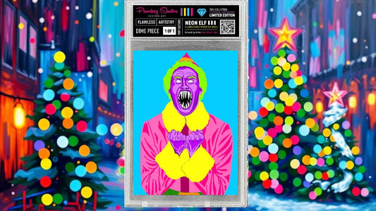 2024 Neon Elf By Black Tiger (True One Of) Custom Fan Art Card