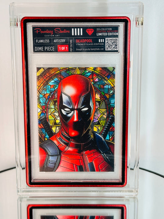 Custom One of One Fan Art Artwork Print and Slab 2.5” x 3.5” Trading Card with Custom Label (Upload Art or Tell Us what you want)