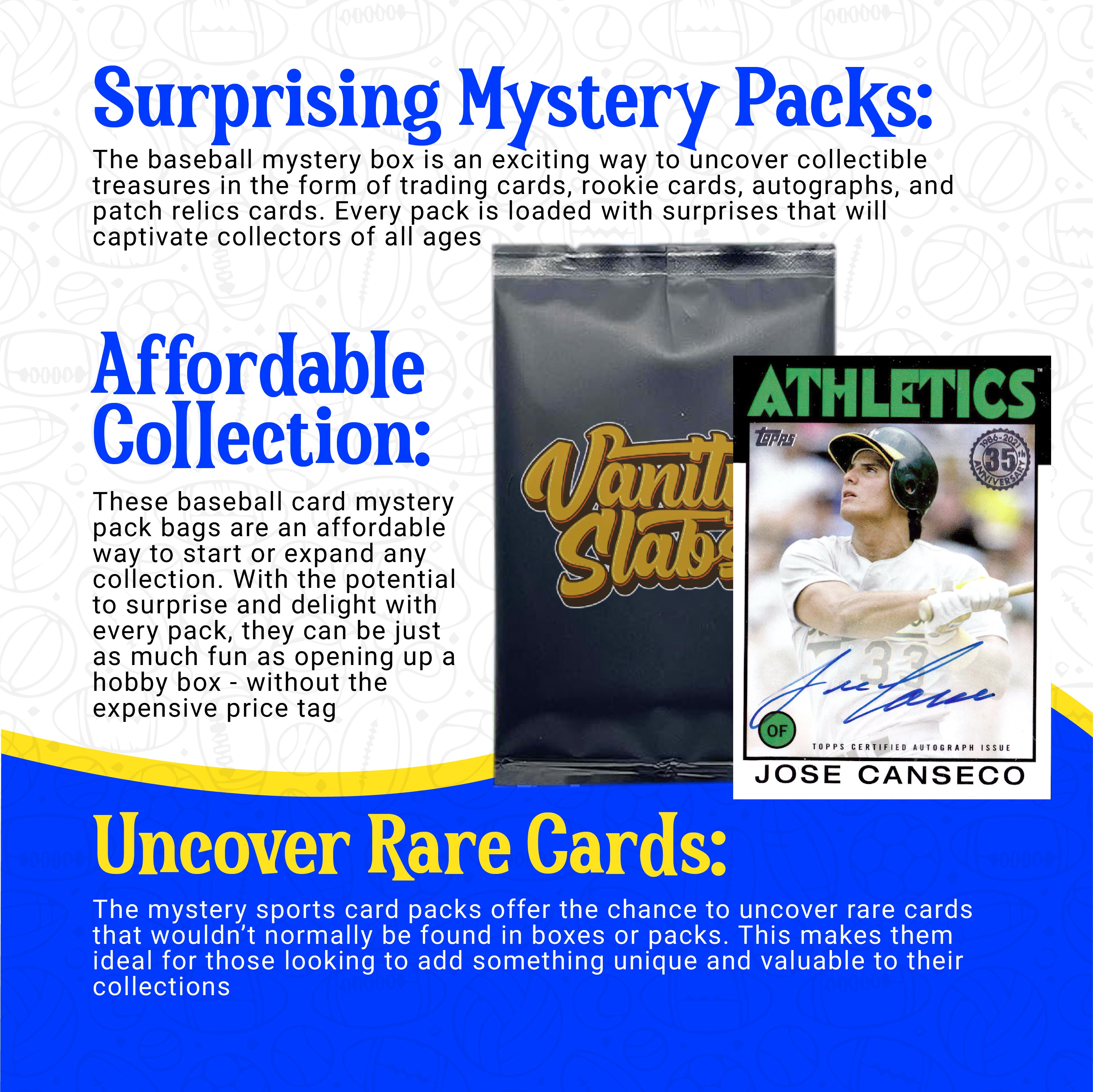 Foil Mystery Pack (Random Trading Card Enclosed) - Vanity Slabs Inc