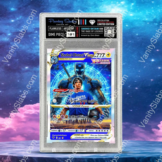 2025 Rage of Legends Collection - Fan Art - One of One by Chris Ghost - Card Number Shohei Ohtani 92