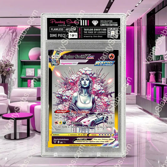 2025 Rage of Legends Collection - Fan Art - One of One by Chris Ghost - Card Number Taylor Swift 98