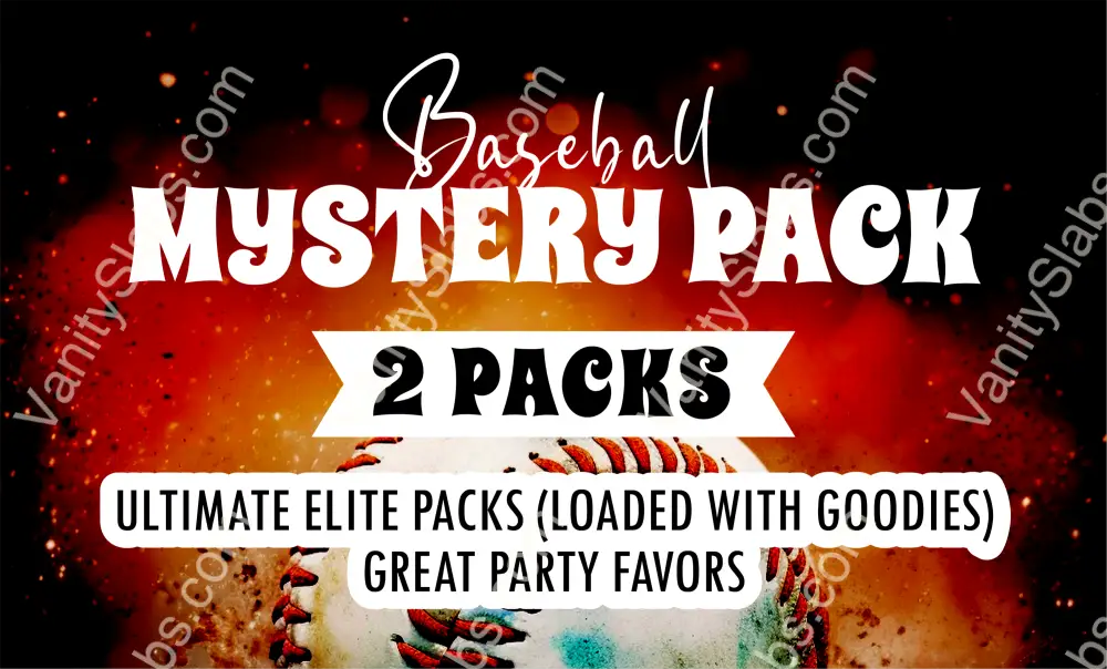 Baseball Mystery 2 Ultimate Elite Packs (Loaded With Goodies) Great Party Favors Collectible