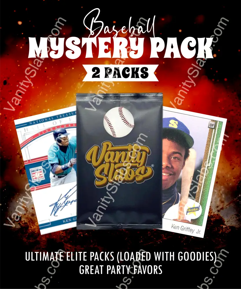 Baseball Mystery 2 Ultimate Elite Packs (Loaded With Goodies) Great Party Favors Collectible