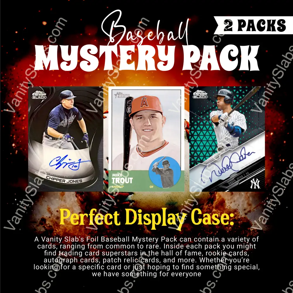 Baseball Mystery 2 Ultimate Elite Packs (Loaded With Goodies) Great Party Favors Collectible