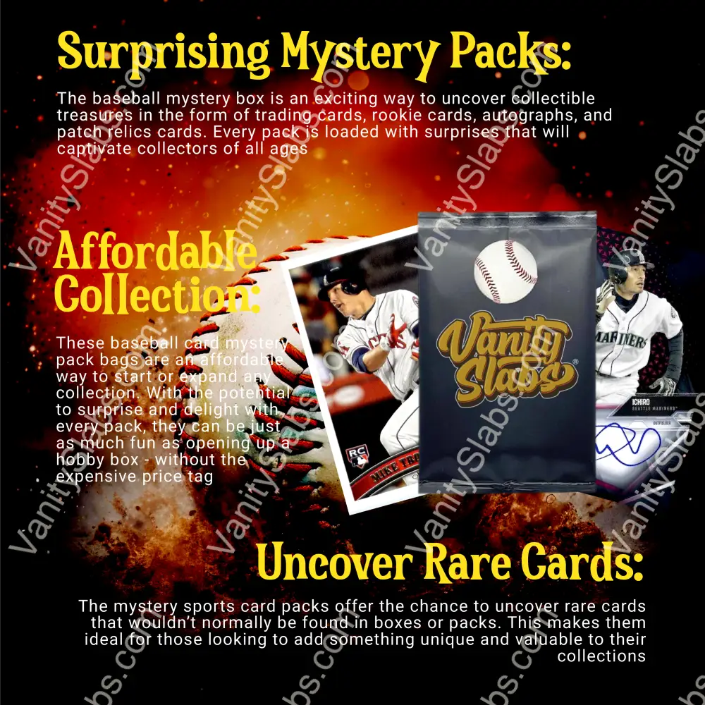 Baseball Mystery 2 Ultimate Elite Packs (Loaded With Goodies) Great Party Favors Collectible