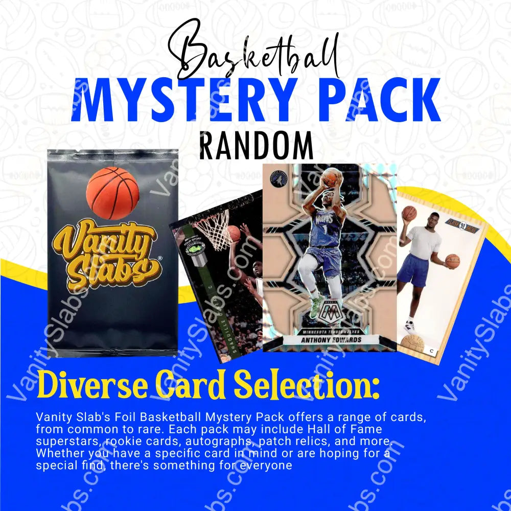 Basketball Foil Mystery Pack (Random Auto Relics And Rookie Trading Cards)) Collectible Cards