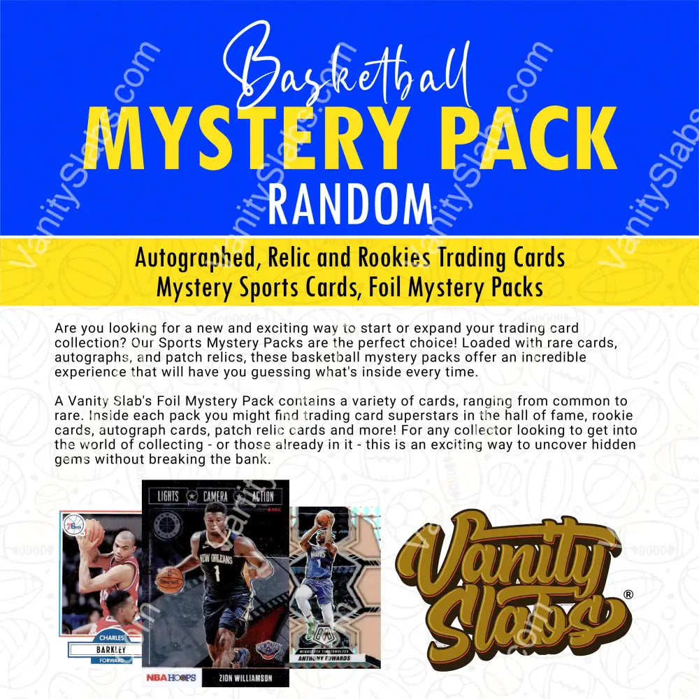 Basketball Foil Mystery Pack (Random Auto Relics And Rookie Trading Cards)) Collectible Cards