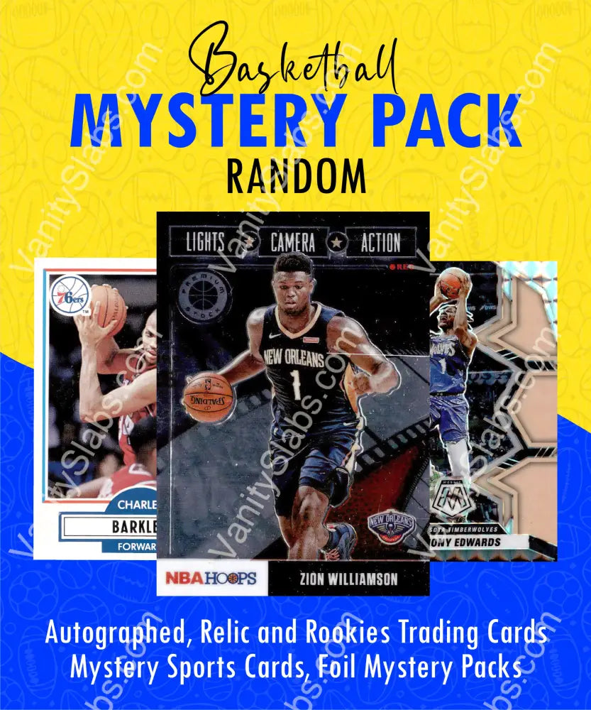 Basketball Foil Mystery Pack (Random Auto Relics And Rookie Trading Cards)) Collectible Cards