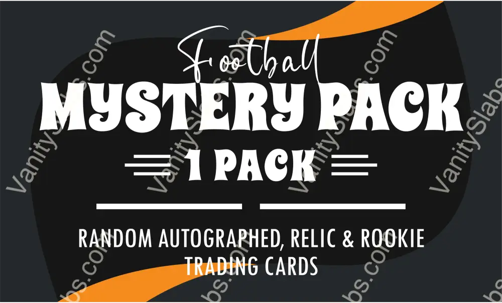 Football Mystery Pack (Random Autographed Relic & Rookie Trading Cards) Collectible Cards