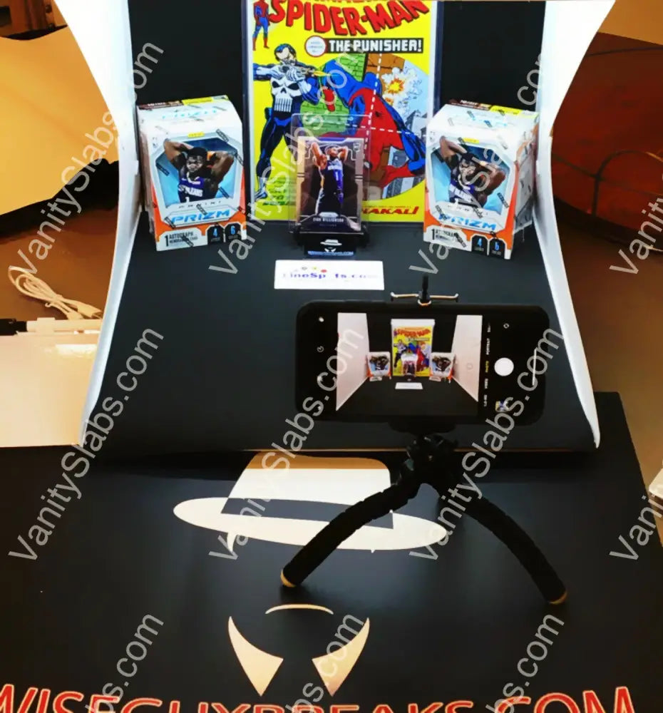 Vanity Led Photo Box Size Large (16In By 16In) For Comic Books Baseball Football Hockey Basketball